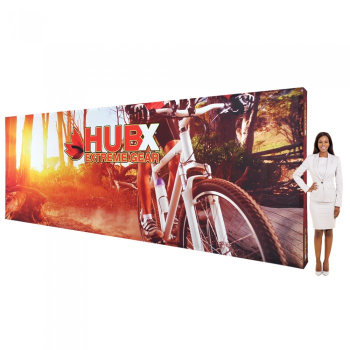 20 ft. RPL Fabric Pop Up Display - 89"h Straight Graphic Package