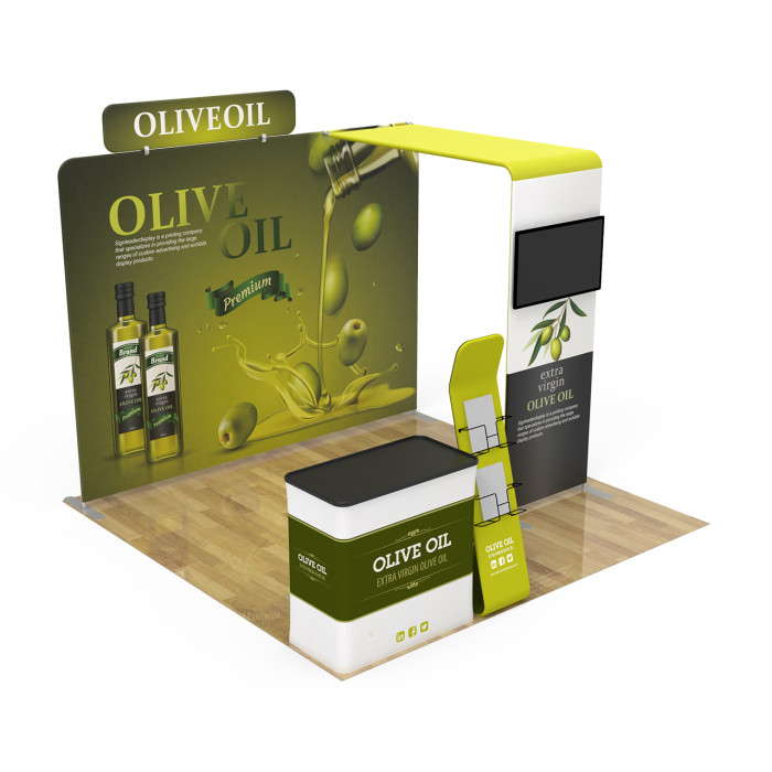 10x10ft Custom Trade Show Booth Display M