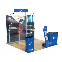 10x10ft Custom Trade Show Booth Display E