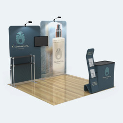 10x10ft Custom Trade Show Booth Display B1