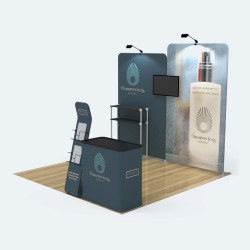 10x10ft Custom Trade Show Booth Display B1