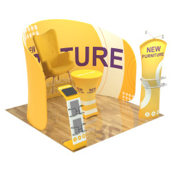 10x10ft Custom Trade Show Booth Display 09