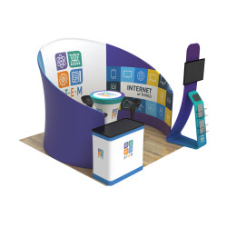 10x10ft Custom Trade Show Booth Display K