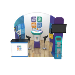 10x10ft Custom Trade Show Booth Display K