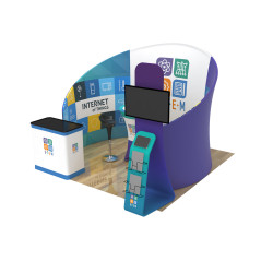 10x10ft Custom Trade Show Booth Display K