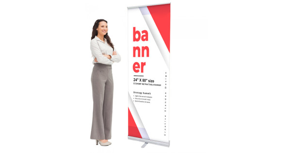 Roll Up Banner Çift Taraflı 85cm X 200cm ve 100cm X 200cm Ölçülerinde