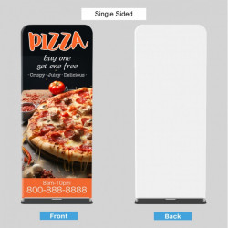36x90 Tension Fabric Stand - Single or Double Sided