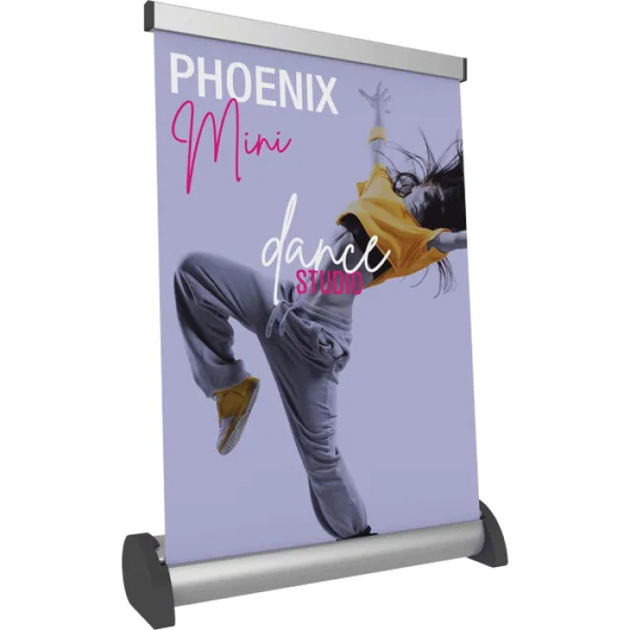 Tabletop Phoenix Mini 400 Banner Stand and Print